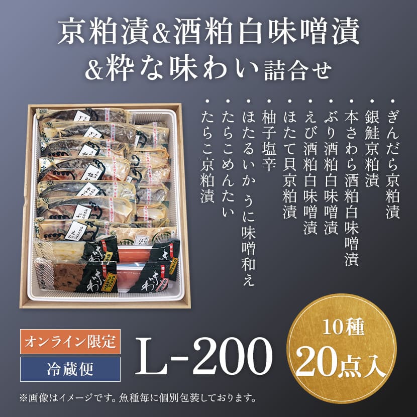 魚　京粕漬　冷凍　クール宅急便にて即日発送　定価約13,000円を7,980円で 京粕漬魚久〉京粕漬詰合せ【C183443】｜漬魚 の通販