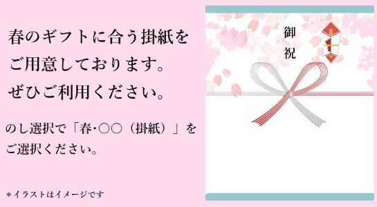春ギフト用掛紙イメージ
